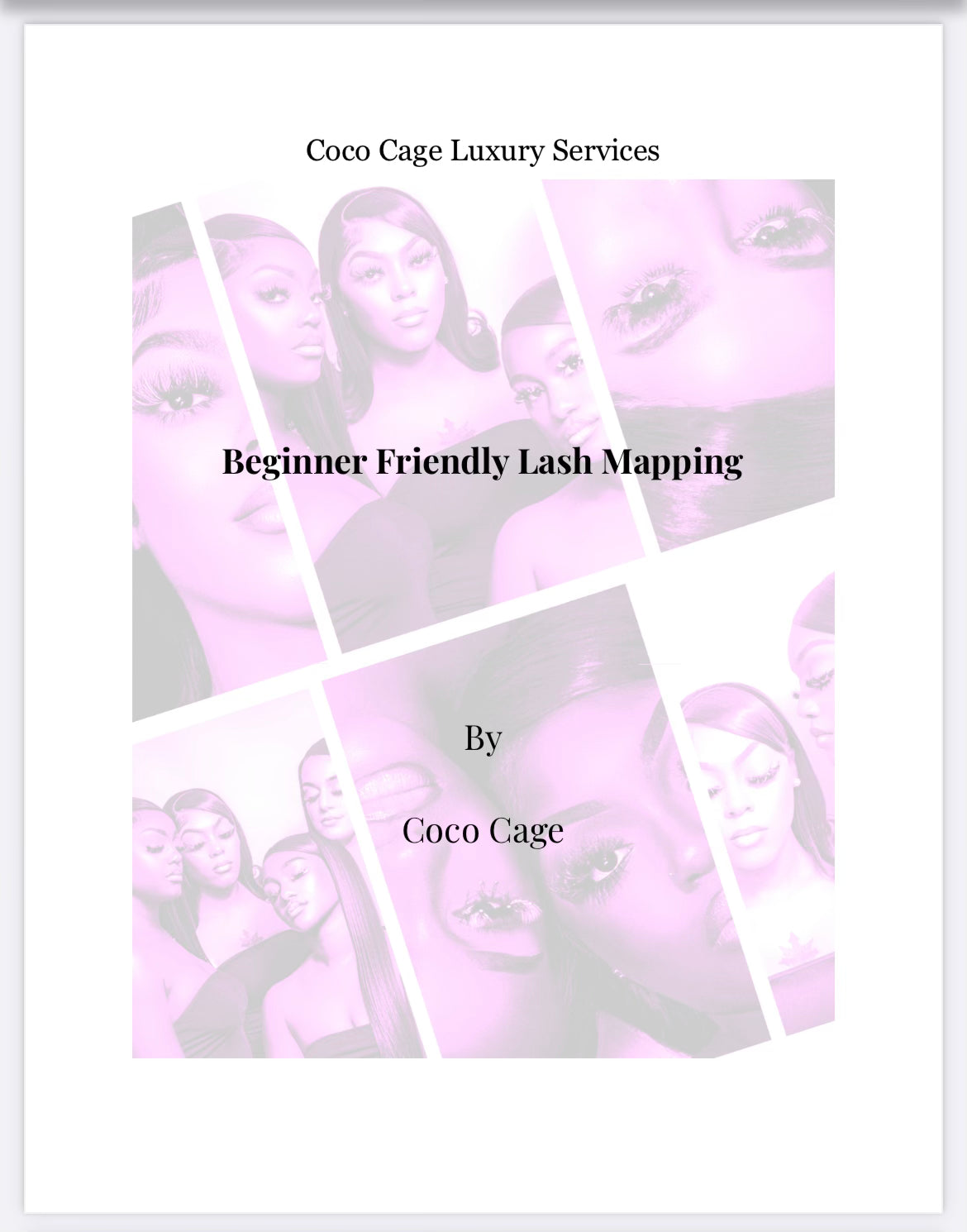 Beginner Lash Map Ebook